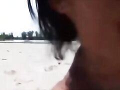 sucking on a big dick in a rough forced scene with brutal fuck.